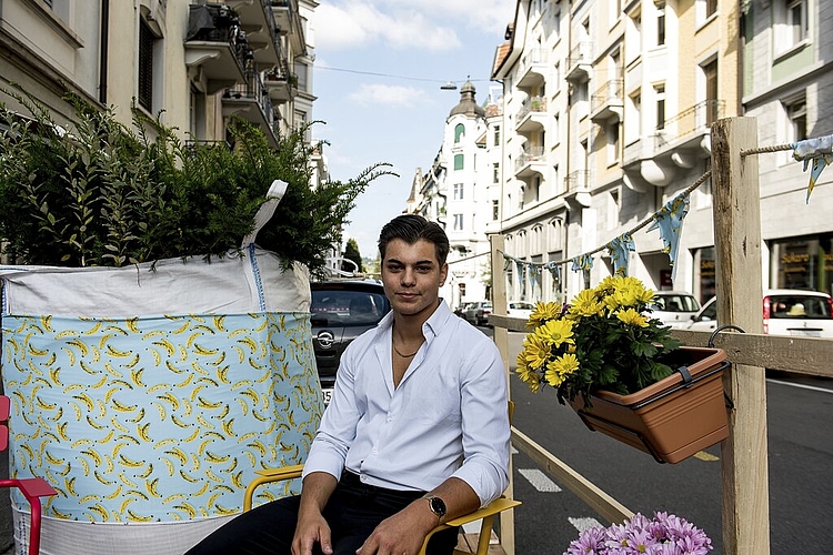 Francesco Rossi hat solche Parks auch in Innsbruck gesehen und findet sie für Studenten passend zum Verweilen.