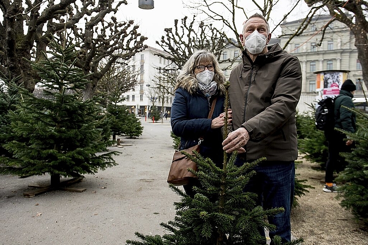 Klein, herzig und fein muss der Baum von Bernadette und Walter Sennhauser sein.