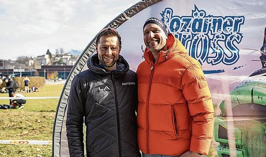Hanspeter Marti, Trainer von Leichtathletik Alpnach, und Dominik Lötscher vom OK-Team waren auch als offizielle Vertretung vom Innerschweizer Leichtathletik-Verband vor Ort.