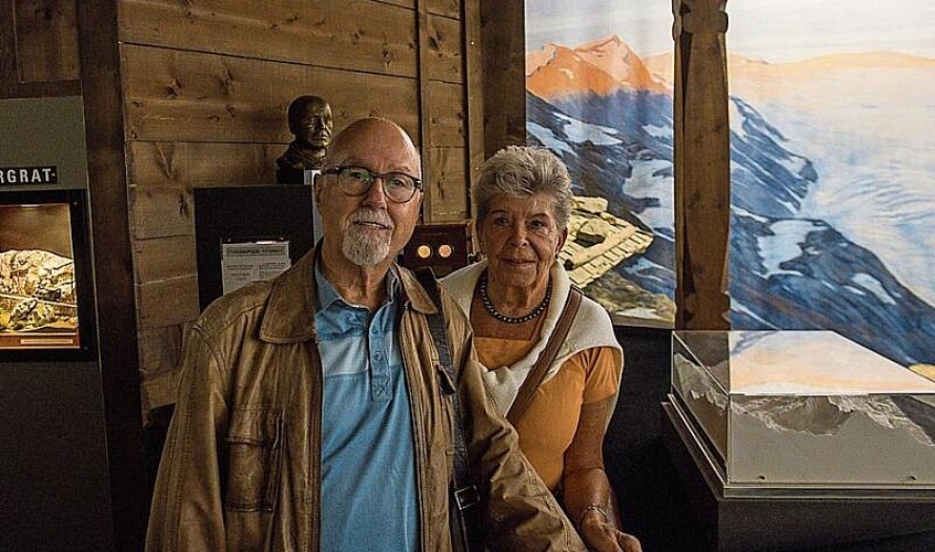 Peter und Vreni Wangler waren begeistert von den Ausführungen und Erklärungen an der Führung im Alpineum.