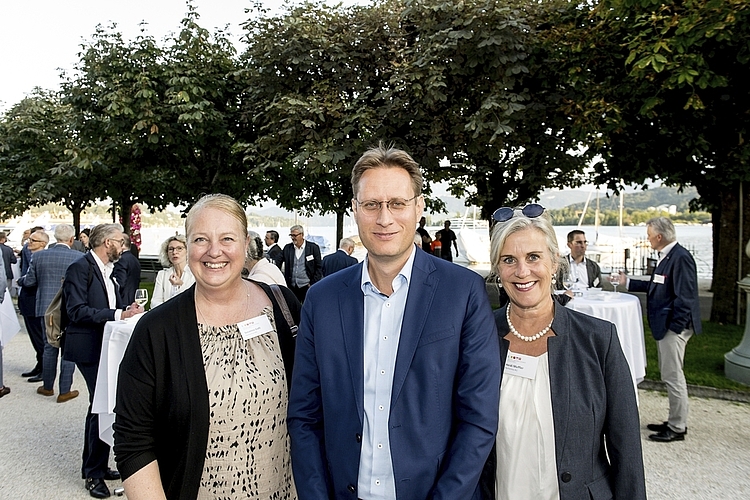 Von links: Susanna Galli, Performa AG, Ueli Kürschner, Design Mind, und Heidi Muffler, Performa AG.