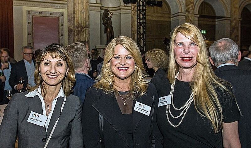 Von links: Ivanela Odermatt, Steeltec AG, Susanna Auf der Maur, Kaufmann Rüedi Rechtsanwälte AG, und Susanne Grund, Geistlich Pharma AG.