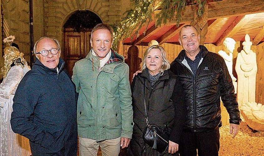 Vom Vorstand des Quartiervereins Altstadt. Von links: Lukas Ammann, Präsident Marco Castellaneta, Barbara Meyer und Oliver Prince.