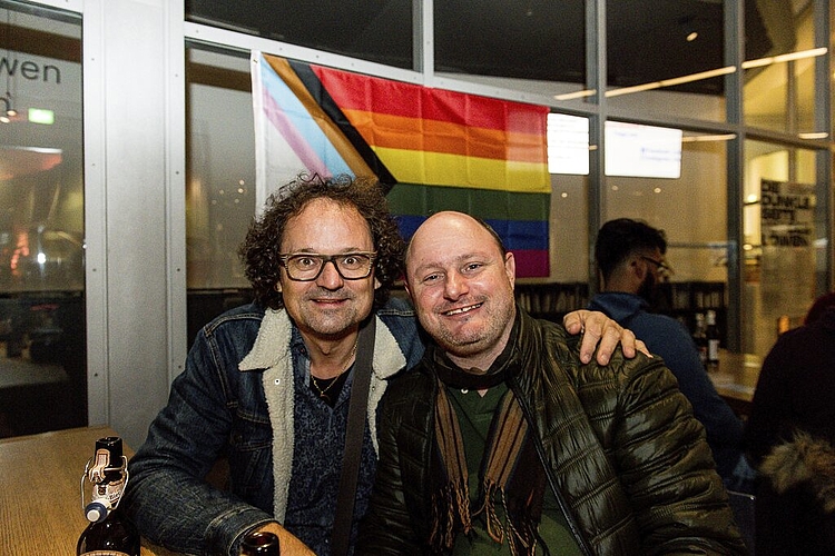 Die schönste Woche im Jahr ist für Daniel Fraefel (links) und René Müller während der Festivalzeit, wenn sich die Community trifft.