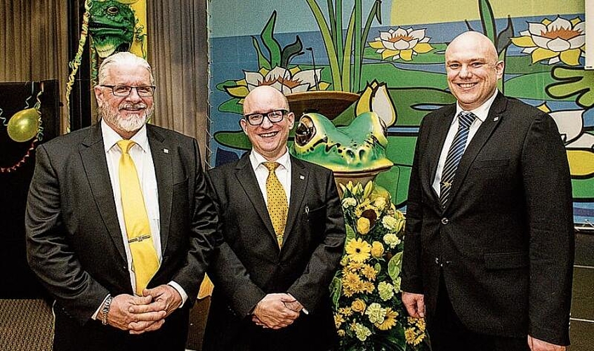 Tambourenverein der Stadt Luzern mit Marco Wicki (links) und Peter Hollenstein. Marco freut sich jetzt schon auf den ersten Lozärner Fasnachtsflohmarkt im Vögeligärtli am Samstag, 28. Januar 2023.