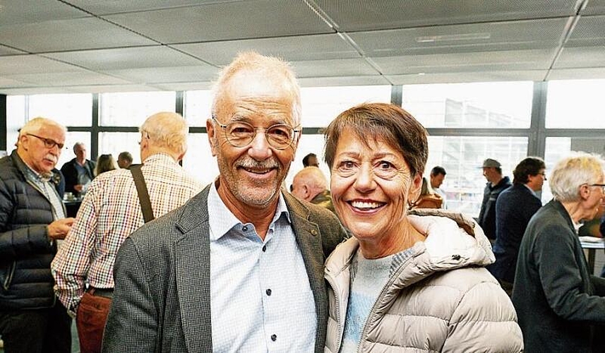 Urs Burkart und Ursi Burkart-Merz waren auf Meinungsfindung für den Heizungsumbau.