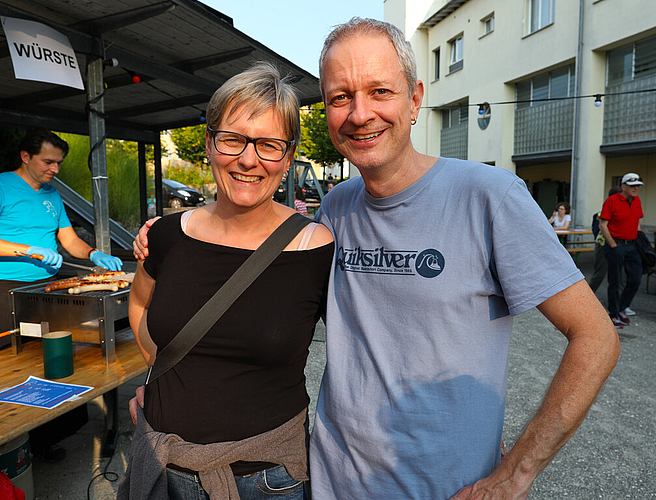 Schätzen die Topwohnlage im Geissenstein seit 18 Jahren: Silvia und Reto Lehre.