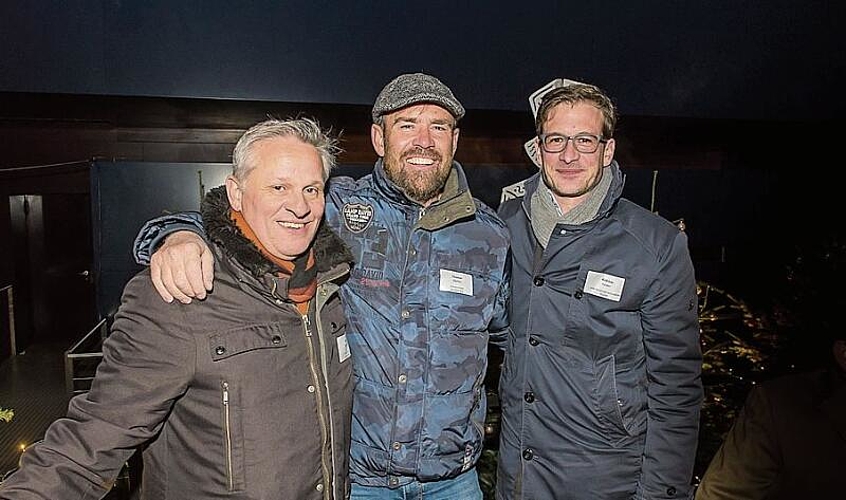 Von links: Peter Gmür, Gmür Transporte, Thomas Gfeller, Lips Group AG, und Andreas Felder, von Segesser Rebsamen Felder, Rechtsanwälte und Notare.