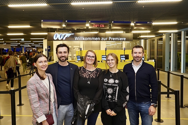 Von links: Natalia Tymchenko, Simon Kamm, Esther Scheidegger, Emely und Philippe Gautier.