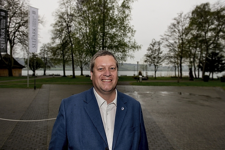 Peter With, Präsident des Gewerbeverbands Kanton Luzern, freut sich, wieder politisch zu netzwerken.