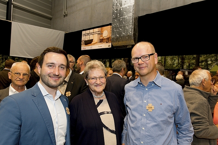 Von links: Marco Baumann, Grossstadtrat, Brigitta Stoklasek-Hürlimann und Adrian Joller, Leiter Finanzinspektorat Stadt Luzern.