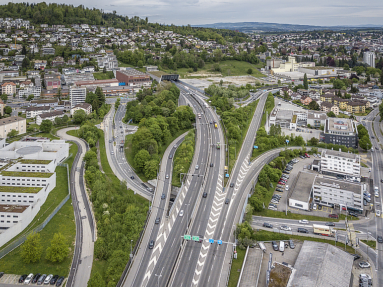 Autobahn A2, Kriens