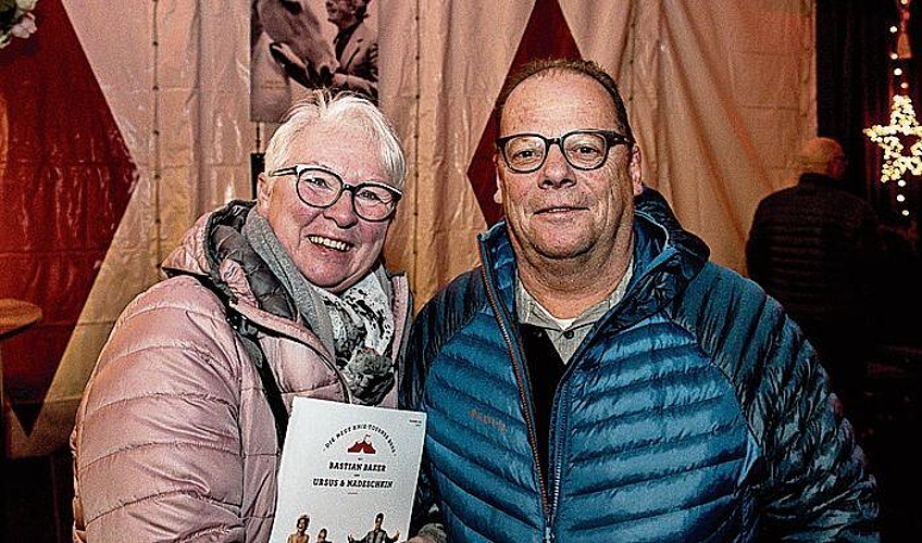 Von links: Andrea Renggli, Karin Stadelmann, Gabi Frevel und Luzia Spaar. Der Besuch war ein Geburtstagsgeschenk der Freundinnen von Gabi.