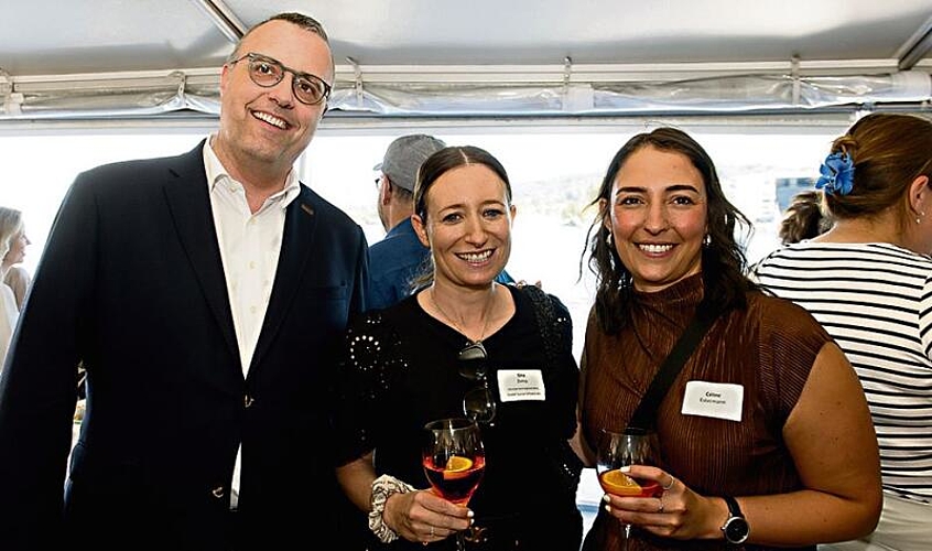 Von links: Urs Windler, Urs Windler GmbH, Sina Zemp, Vorstand WVL und Credit Suisse (Schweiz) AG, und Céline Estermann, Small World GmbH. Von links: Urs Windler, Urs Windler GmbH, Sina Zemp, Vorstand WVL und Credit Suisse (Schweiz) AG, und Céline Estermann, Small World GmbH.