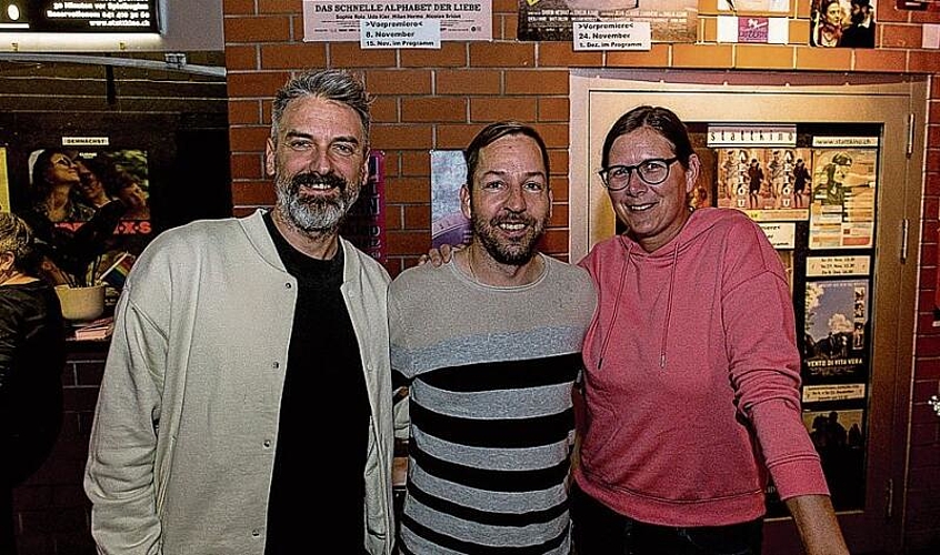 «Immer wieder dabei» (von links): Reto Fässler, Martin Vogel und Tanja Häfliger.