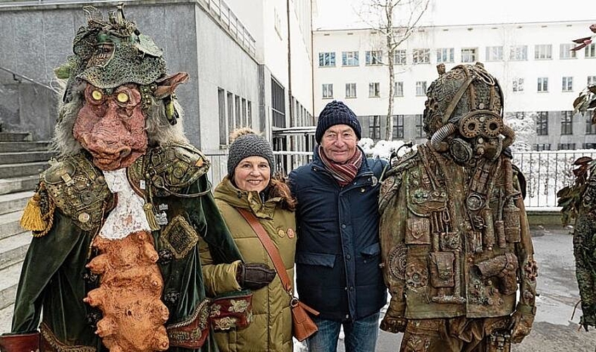 Armanda und Kurt Stirnimann. Kurt verkaufte Komplettsujet von der Pöldis Alte Garde.