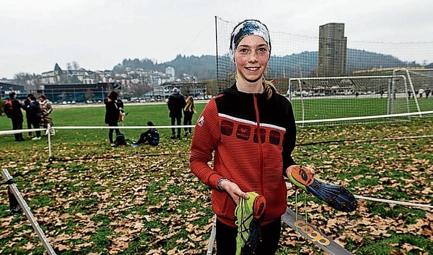 Lis Huber startete in der Kategorie U16 und war mit ihrer Zeit «mittelzufrieden». Sie startet an jedem Lauf in der Region.