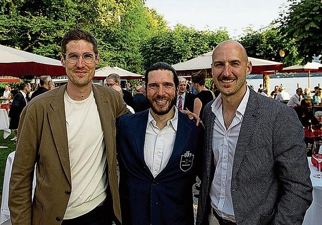 Von links: Luca Schuler, Medical Director, Michael Schmid, Speaker,
         
         
            und Kevin Stadelmann, Care Team Director.