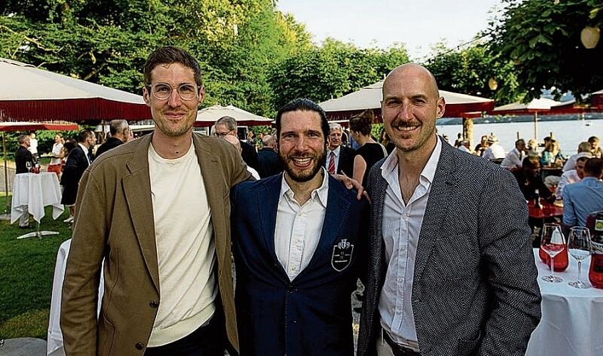 Von links: Luca Schuler, Medical Director, Michael Schmid, Speaker, und Kevin Stadelmann, Care Team Director.