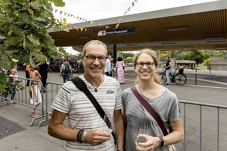 Als Krienser finden es Roland und Silvie Gernet toll, dank der Zentralbahn so eine gute Anbindung an den ÖV zu haben.