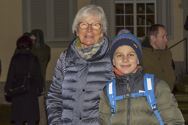 Rosmarie und Luc Müller fanden den Samichlausauszug sehr schön und festlich.