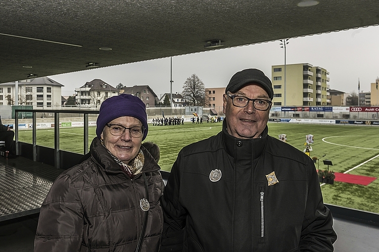 Fiorenza und Alois Bucher hoffen, dass es in Luzern auch mindestens eine Stadionfasnacht geben wird.