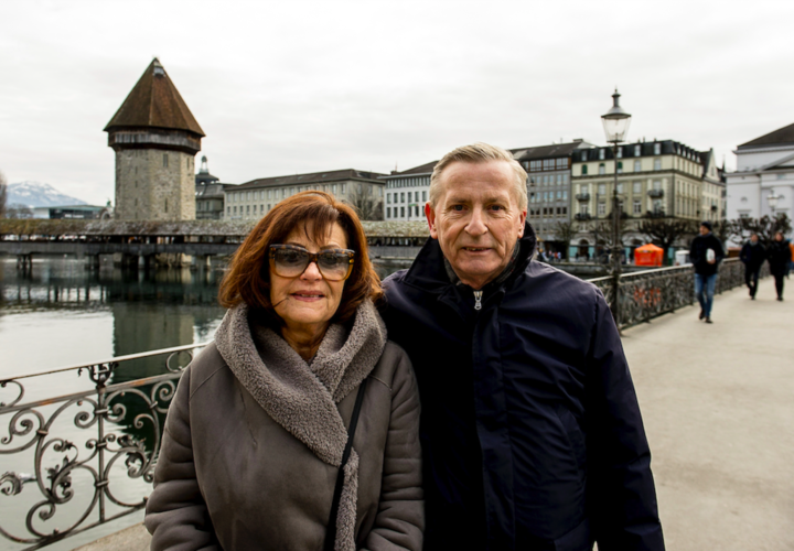 Jarmila Eichenberger und Georg Hess: «Es ist versprochen worden, dass die Määs auf dem Inseli weiterhin stattfindet.»