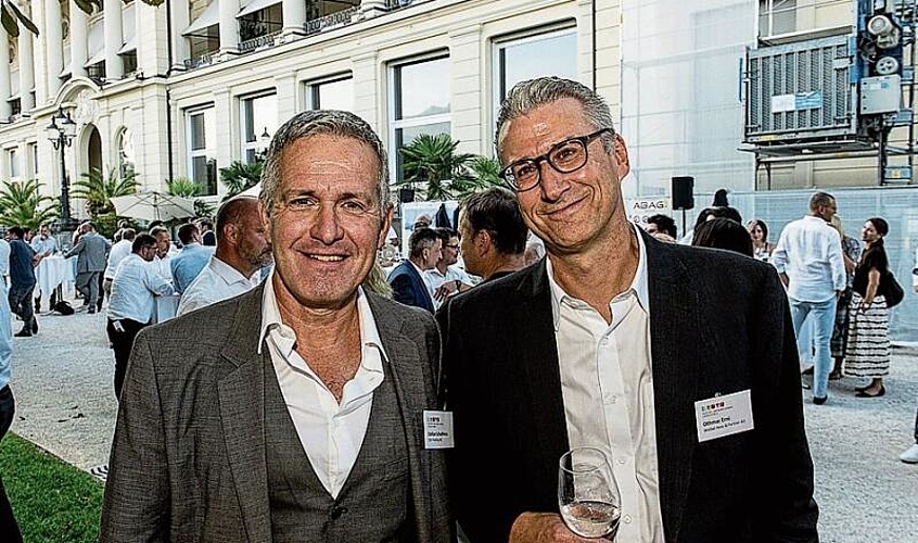 Von links: Stefan Schulthess, Schifffahrtsgesellschaft des Vierwaldstättersees (SGV), und Othmar Erni, Weibel Hess und Partner AG.
