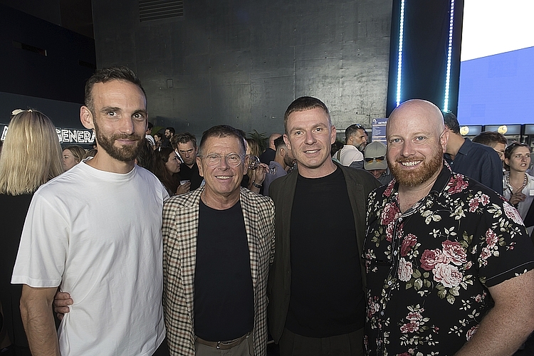 Von links: Michael Portmann, Peter und Mauro Küenzi, Allianz Ge Von links: Michael Portmann, Peter und Mauro Küenzi von der Allianz-Generalagentur Peter
Küenzi, die Partner des Festivals ist, und Samuel Bühler.