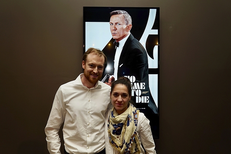 Waren gespannt auf das Finale der Daniel-Craig-Ära als James Bond: Urs Gammeter und Corinne Gammeter-Pool.
