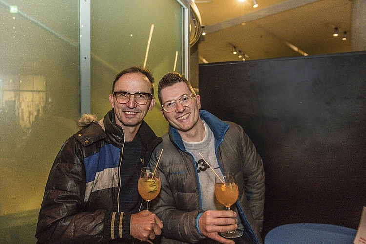 Martin Renggli und Markus Imhof sind für gegenseitige Toleranz, Verständnis und Sichtbarkeit (von links).