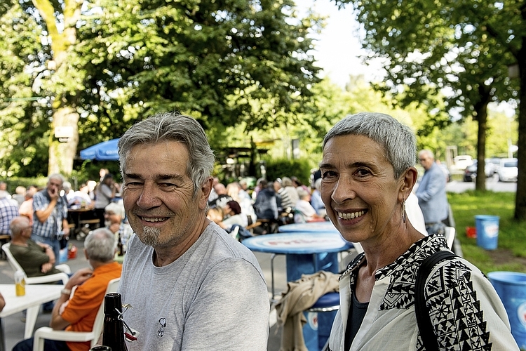 Vor 40 Jahren übernahmen Emma und Erwin Thalmann den Minigolf Lido Luzern. Seither spielten Kirk’s Patrol bereits 13 Mal vor ihrer Anlage.