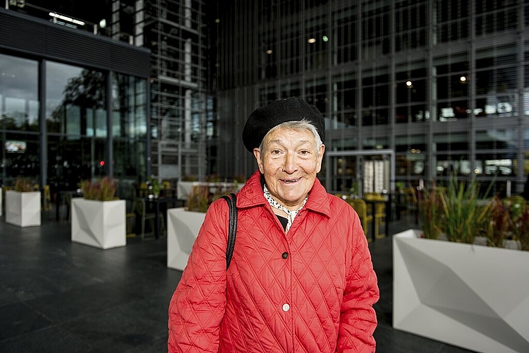 Selber im Seniorenchor Luzern aktiv, geniesst Vreni Moser heute den Besuch im KKL.