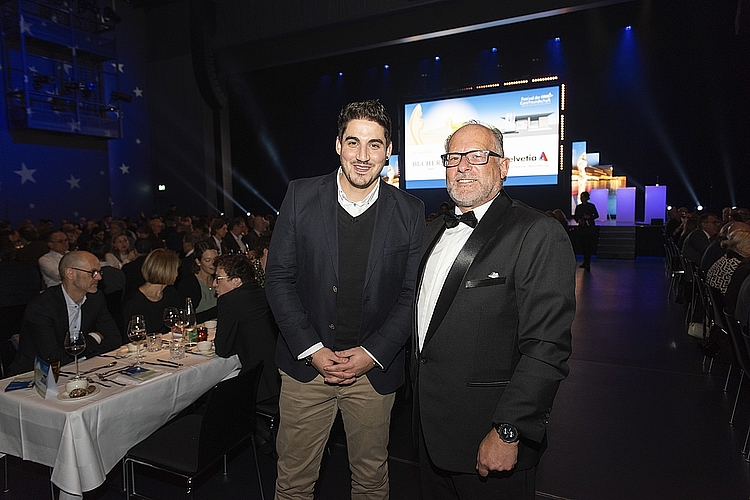 Die City-Vereinigung Luzern war vertreten durch Ricardo Teixeira (links), Vizepräsident, und Alfred Landolt, Präsident.
