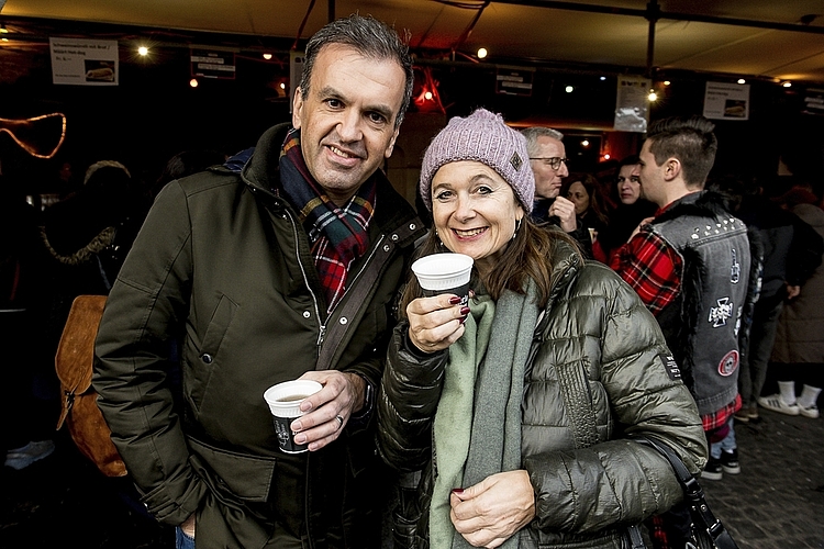 Pius Anderhub und Eveline Burri: «Endlich wieder einmal ein Huerenaff!»