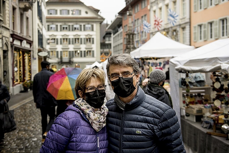 Brigit und Mario Lütolf. Als Leiter Stadtraum und Veranstaltungen Luzern wünscht er sich ein Zurückfinden zur Normalität mit vielen tollen Veranstaltungen in der Stadt Luzern.