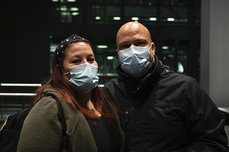 Eveline und Philippe Michel feiern Weihnachten: Das Ticket war vergangenes Jahr ihr Geschenk an ihn.