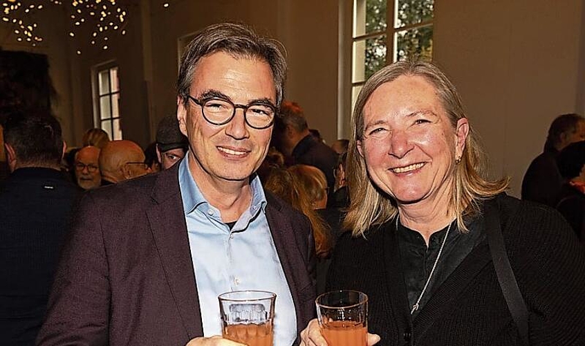LT-Betriebsleiter Stefan Vogel mit der Präsidentin des LT-Stiftungsrates, Gabriela Christen.