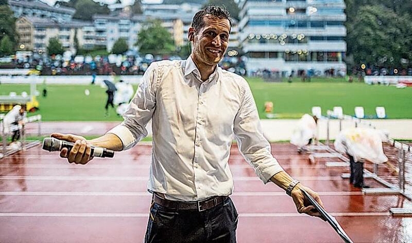 zusammen mit Timo Rohner, dem Junioren-Vizeweltmeister im Zweierbob.