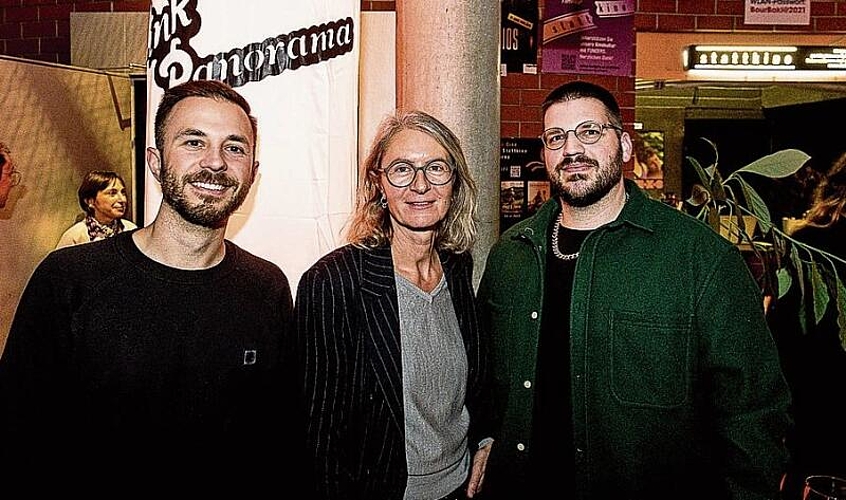 Von links: Samuel Wespi, Sonja Bertschy und Dominic Studer von der Fachstelle S & X fanden das Kurzfilmprogramm berührend und bunt..