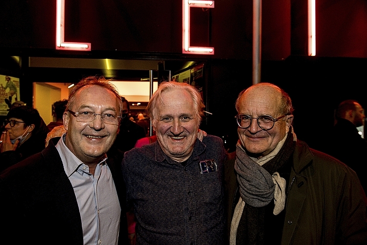 Über Friedli meinten (von links): Fredi Bickel: «Je ne regrette rien», Andrea Zogg: «Fine Sprachgigant» und Fredy Wettstein: «Poetisch geschickt erzählt».