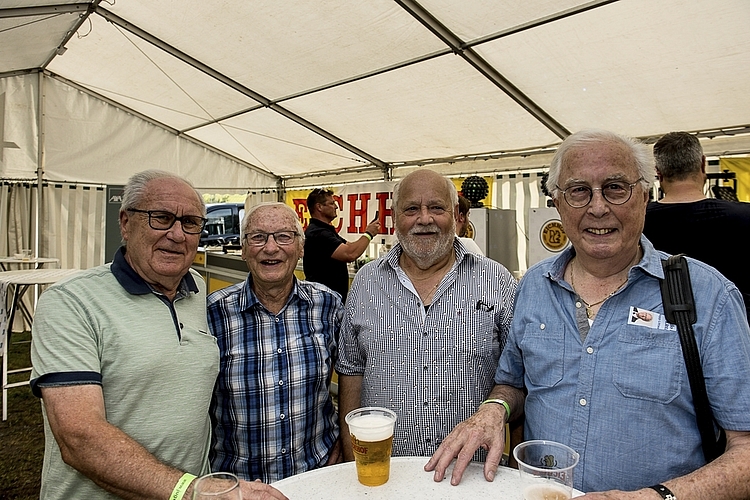 Ehrenmitglieder des FC Littau (von links): Georges Svalduz, Walter Lipp,