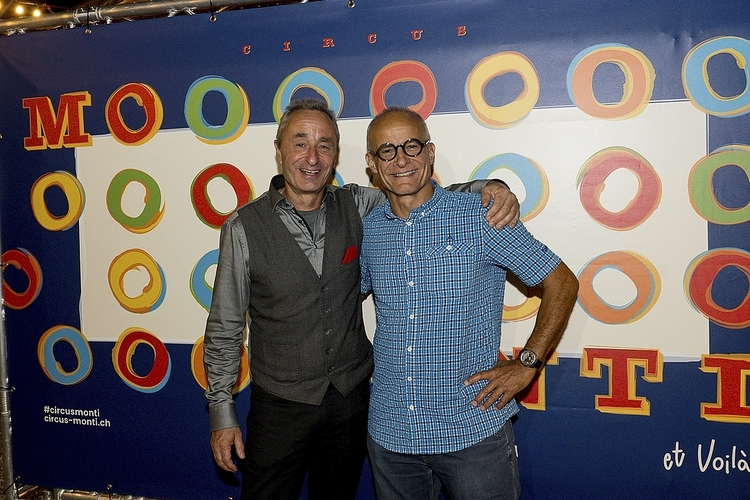 Für Johannes Muntwyler, Zirkusdirektor (l.) war es eine wunderb Für Johannes Muntwyler (links), Zirkusdirektor, war es eine wunderbare Premiere mit dem Luzerner Publikum, und Andreas Hug, Hug AG, fand: «Alle Jahre einfach Weltklasse!»
