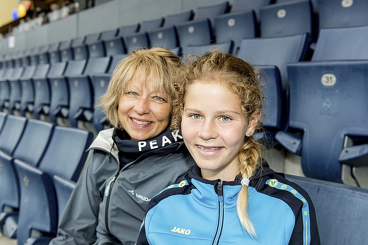 Die Tochter Sinja von Carol Reiteler schloss am Nachmittag den 1000-Meter-Lauf U16 auf dem 5. Rang ab.