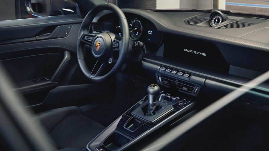 Blick ins Cockpit.