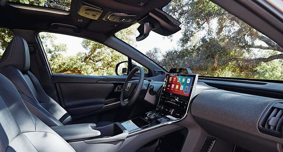 Ein Blick ins Cockpit.
