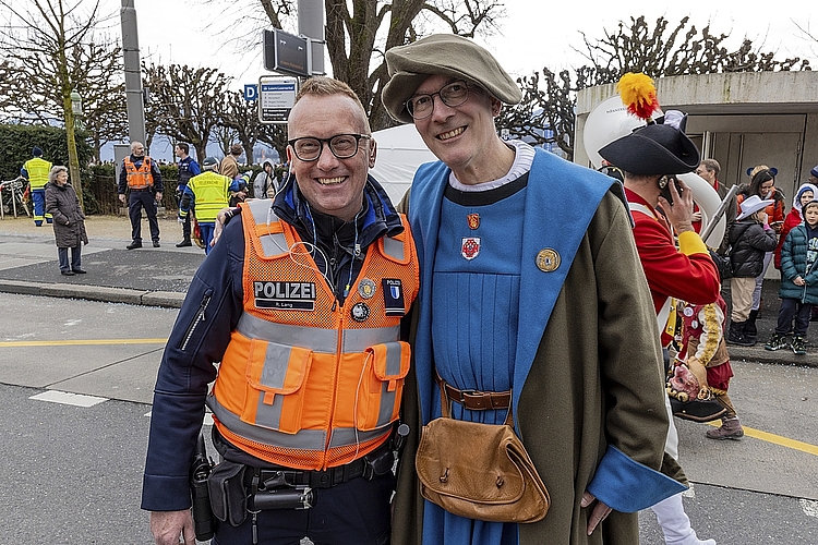 Polizeileutnant Roger Lang entwickelte zusammen mit dem «Zeugherrn des Äussern»,
Martin Dudle, das Sicherheitskonzept für den Schmudo-Morgen.