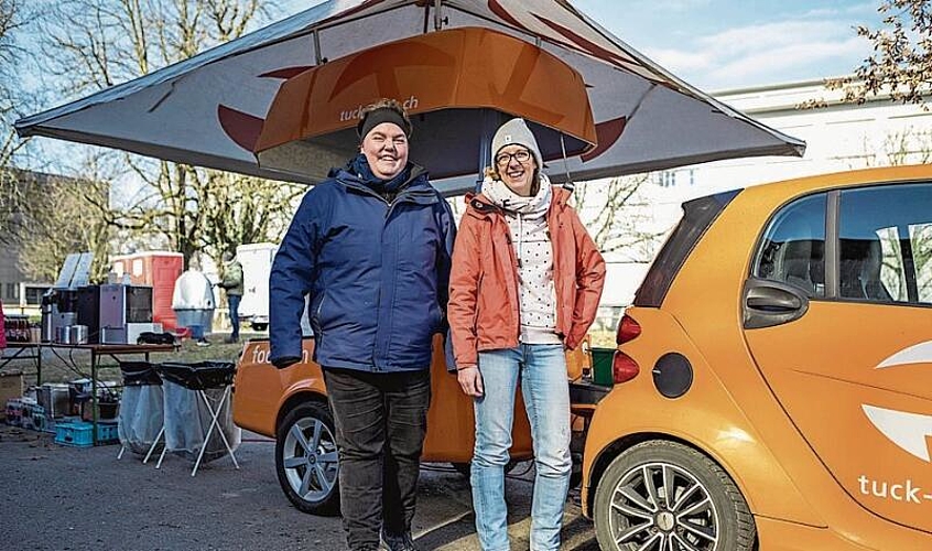 Monika Portmann und Natascha Roos sorgten mit dem Tuck-Tuck Catering dafür, dass niemand hungern musste.