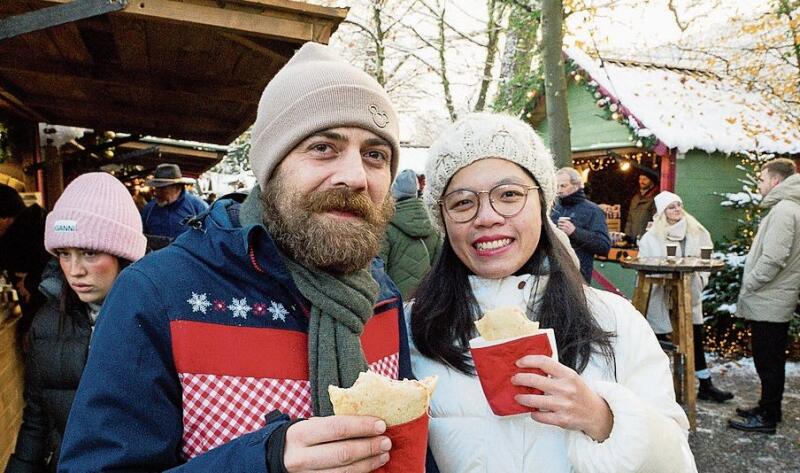 «Die Pizza fritta war sehr gut und wärmt auf»,
meinten Sandro Colantuoni und Thu Ha Pham.