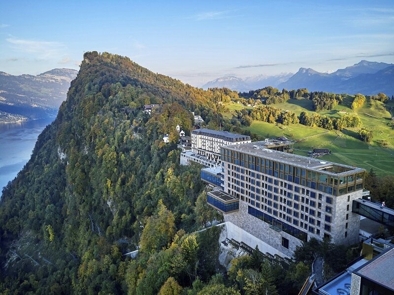 7. Dezember: Die WEF-Organisatoren geben bekannt, dass das WEF 21 doch nicht stattfinden wird. Bild: Bürgenstock Resort